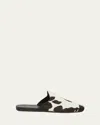 Prada Cow Pattern Slip-on Sandals