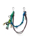 Prada Pop Strings Bag Charm In Green