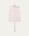 Prada Oberteil Mit Schleifen In Pink