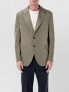 Prada Poplin Blazer Regular Fit Notch Lapel In Multi