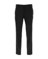 Prada Wool Stretch Pant With Pockets And Loops In Black