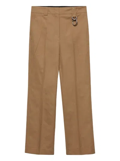 Prada Hose Aus Popeline In Korkbeige