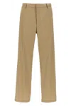 Prada Men Poplin Pants In Multi