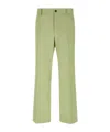 Prada Poplin Pants In Green