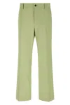 Prada Poplin Pants In Green