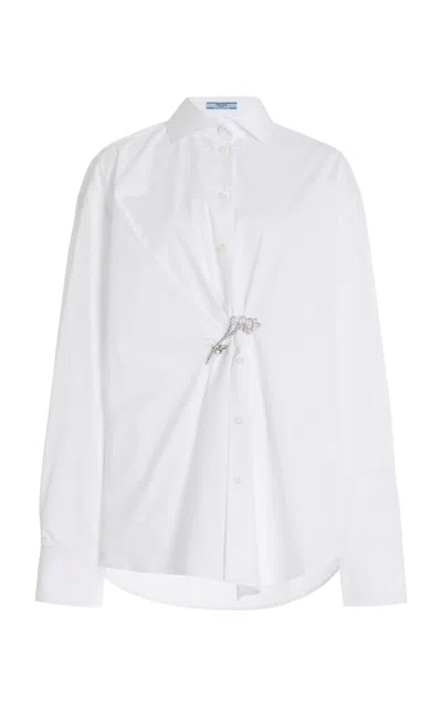 PRADA PRADA POPLIN SHIRT