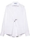Prada Poplin Shirt In White