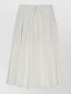 Prada White Cotton Polyester Skirt In White