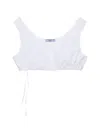 Prada Poplin Top In White