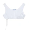 Prada Poplin Top In White