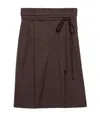 Prada Poplin Poplin Wrap Skirt