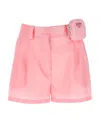 Prada Women's Nylon Shorts In Pink