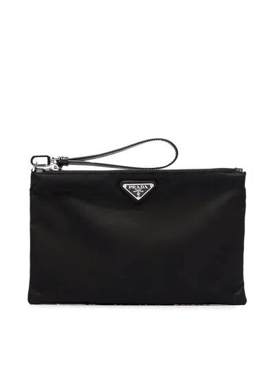 PRADA BOLSO CLUTCH - NEGRO