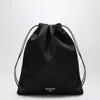 Prada Busta In Tessuto Nero  Donna In Black