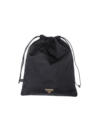 Prada Pouch "wish In Black