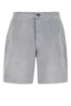 Prada Grey Cotton Shorts In Gray