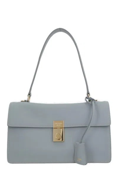 Prada Powder Blue Leather Handbag