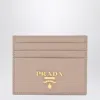 Prada Powder-pink Saffiano Cardholder