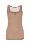 PRADA POWDER PINK SILK TANK TOP