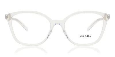 Prada Pr 02zv Women's Glasses, Clear, Size 52 In Pink