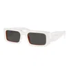 Prada Mens White Pr A07s Pillow-frame Acetate Sunglasses In Multi