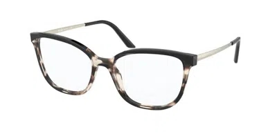 Prada Pr 07wv 3981o1 Women's Glasses Black Size 54 - Free Lenses - Blue Light Block Available In Tortoiseshell