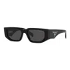 Prada Pr 09zs 1ab5s0 54mm Unisex Rectangle Sunglasses In Grey