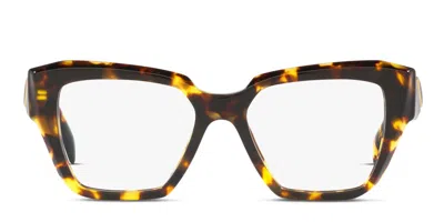 Prada Pr 09zv Tortoise/yellow In Tortoise,yellow