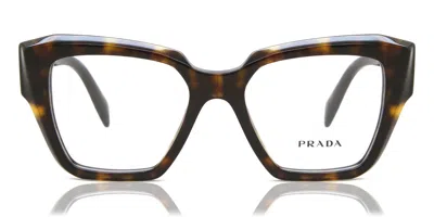 Prada Pr 09zv 2au1o1 Women's Glasses Tortoiseshell Size 49 - Free Lenses - Blue Light Block Available In Brown