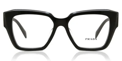 Prada Pr 09zvf Asian Fit Women's Glasses, Black, Size 52