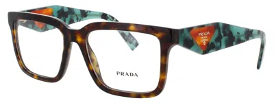 Prada Pr 10yv Acetate Eyeglasses 54-17-140 In Yellow