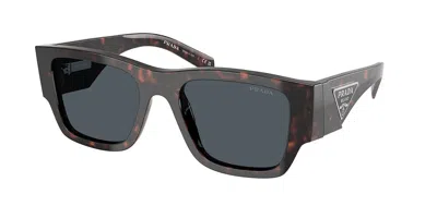 Prada Pr 10zs 17n70b Occhiali Da Sole Tartarugatishell Per Uomo In Brown