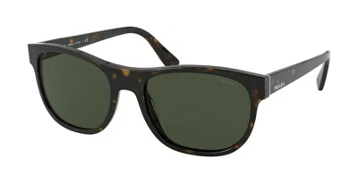 Pre-owned Prada Pr 10zs Havana/dark Brown (2au-06b) Sunglasses