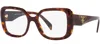 Prada Pr 10zv 2au1o1 51mm Womens Square Eyeglasses 51mm In Brown