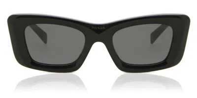 Prada Pr 13zs 1ab5s0 Women's Sunglasses Black Size 50