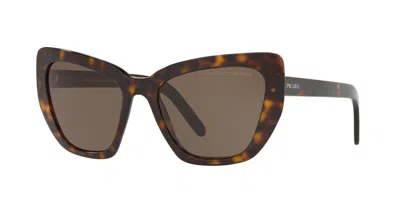 Pre-owned Prada Pr 13zs Black/dark Grey (1ab-5s0) Sunglasses In Gray