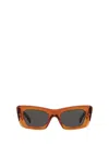 Prada Womens Orange Pr 13zs Acetate Sunglasses In Crystal Orange