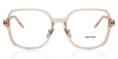 Prada Pr 13zvd Asian Fit 15j1o1 Women's Glasses Pink Size 56 - Free Lenses - Blue Light Block Available