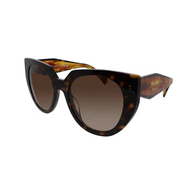 Prada Pr 14ws 2au6s1 52mm Womens Cat-eye Sunglasses In Grey