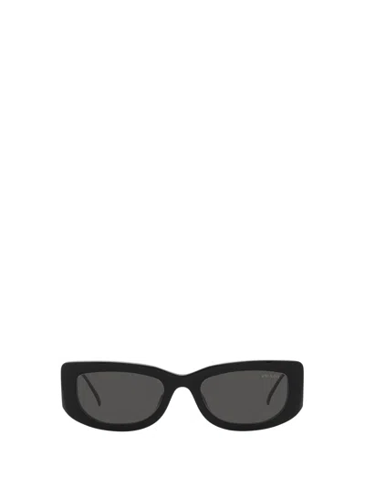 Prada Pr 14ys Black Sunglasses In Grey