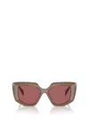 Prada Pr 14zs Opal Natural Sunglasses In Opal Loden
