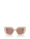 Prada Pr 14zs Opal Natural Sunglasses In Opal Natural