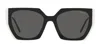 Prada Pr 15ws 09q5s0 Geometric Sunglasses In Multi
