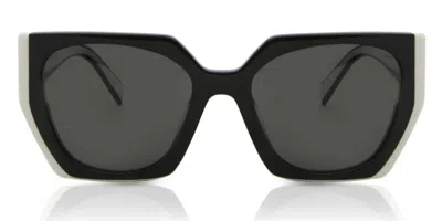 Prada Pr 15ws 09q5s0 Occhiali Da Sole Neri Per Donna In Black