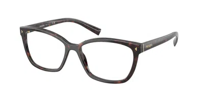 Prada Pr 15zv 17n1o1 Women's Glasses Tortoiseshell Size 55 - Free Lenses - Blue Light Block Available