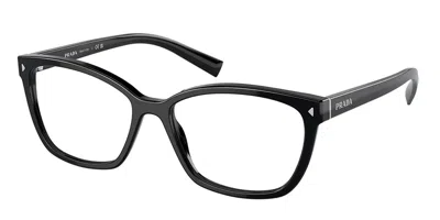 Prada Pr 15zvf Asian Fit 1ab1o1 Women's Glasses Black Size 57 - Free Lenses - Blue Light Block Available