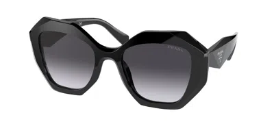 Prada Pr 16wsf Symbole Asian Fit 1ab5d1 Women's Sunglasses Black Size 53