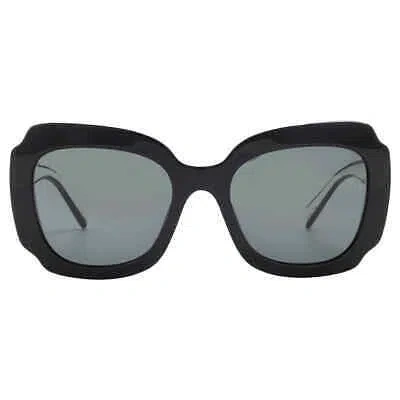Pre-owned Prada Pr 16ys Women's Butterfly Sunglasses - Black In Gray
