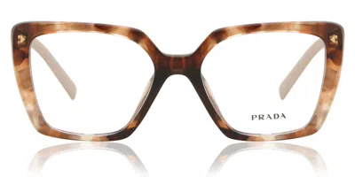 Prada Pr 16zv Women's Glasses, Tortoiseshell, Size 53 In Brown