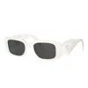 Prada Dark Grey Rectangular Ladies Sunglasses Pr 17ws 1425s0 49